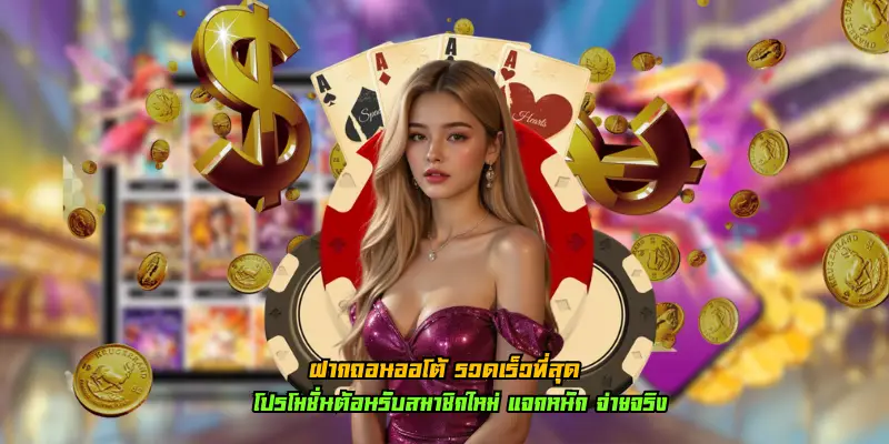 ฝากถอนออโต้ รวดเร็วที่สุด เว็บโดยตรง มั่นคง ปลอดภัย 100%