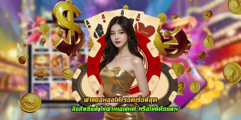 ฝากถอนออโต้ รวดเร็วที่สุด