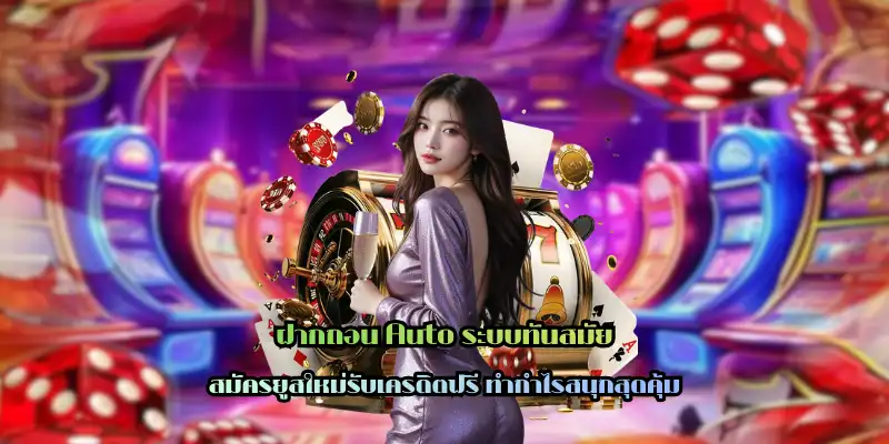 ฝากถอน Auto ระบบทันสมัย
